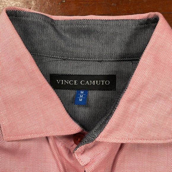 Vince Camuto Mens Dress Shirt Flip Cuff Size M - Picture 5 of 5